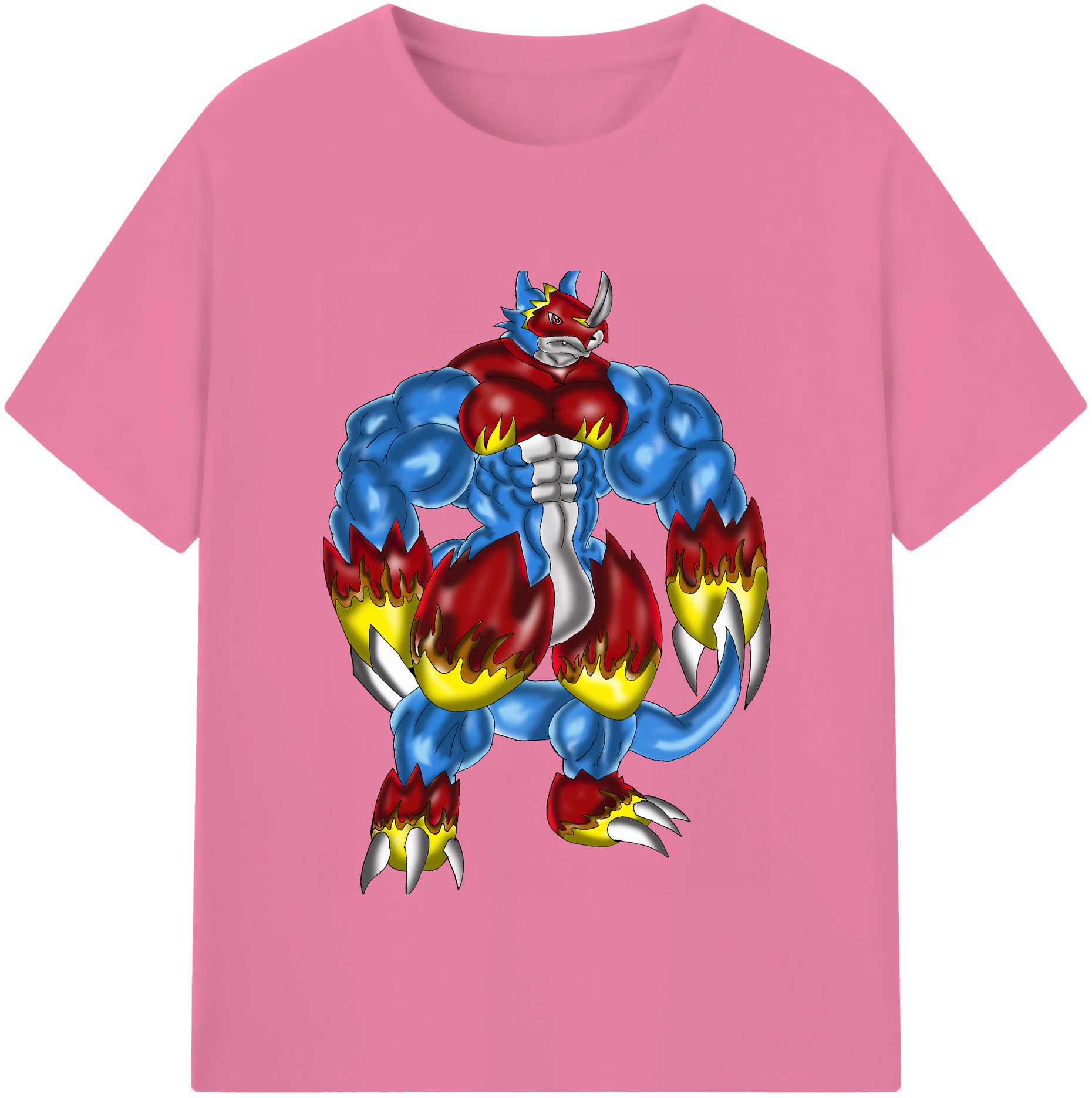 （画像用） Digimon デジタルモンスター/デジモン 綿100％半袖Tシャツ（フロントプリント）